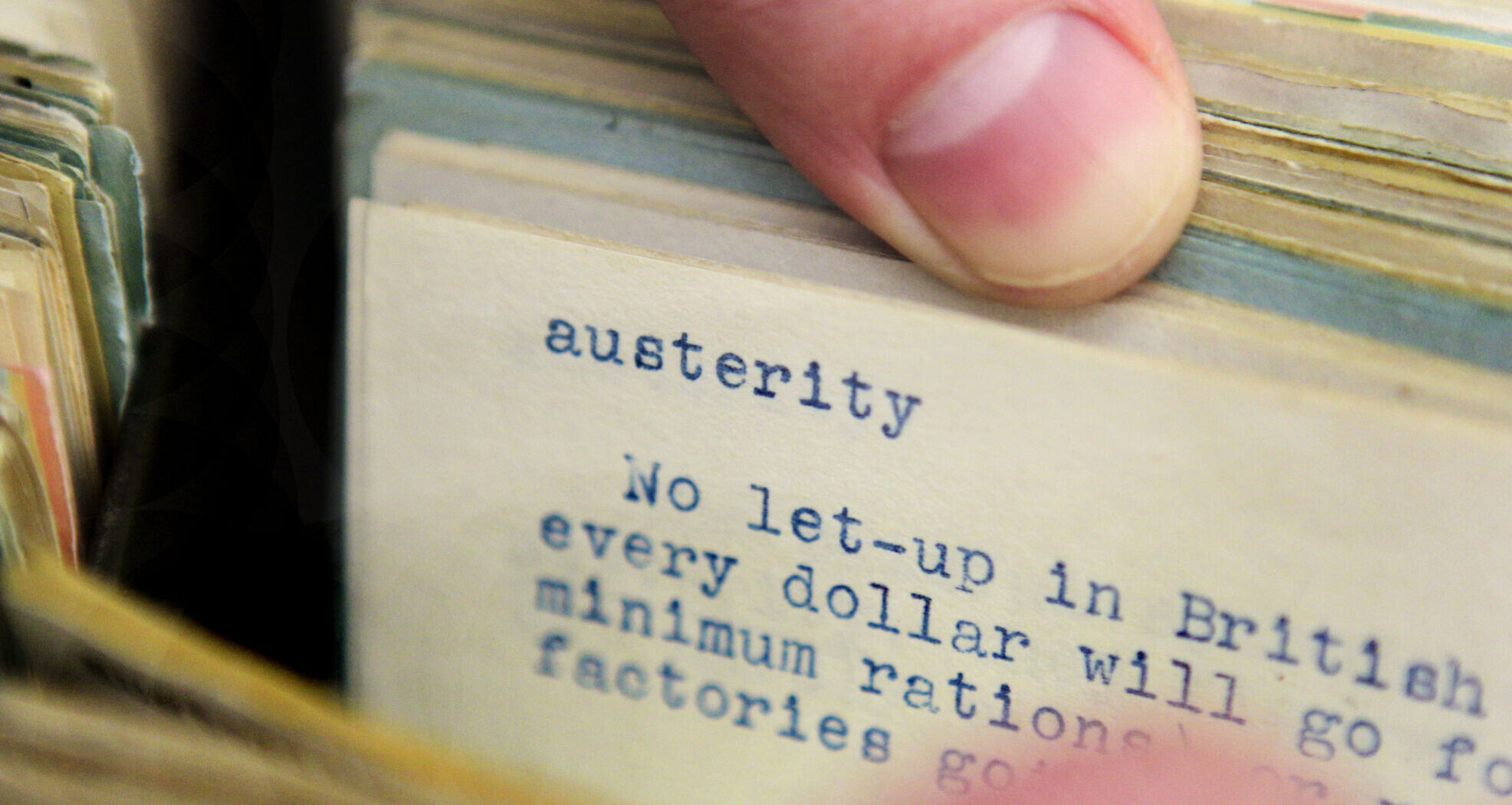 2010: austerity